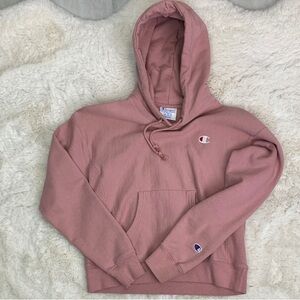 Champion Reverse Weave Pink Beige Hoodie Women’s Size XS